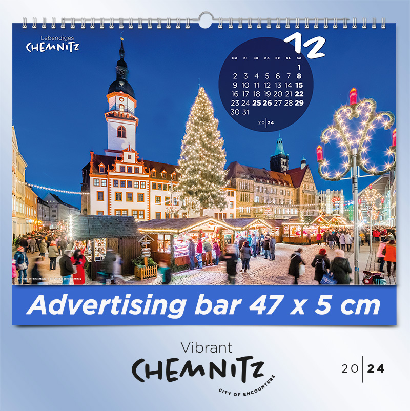 December - Wall Calendar 2024 - "Vibrant Chemnitz - City of Encounters"