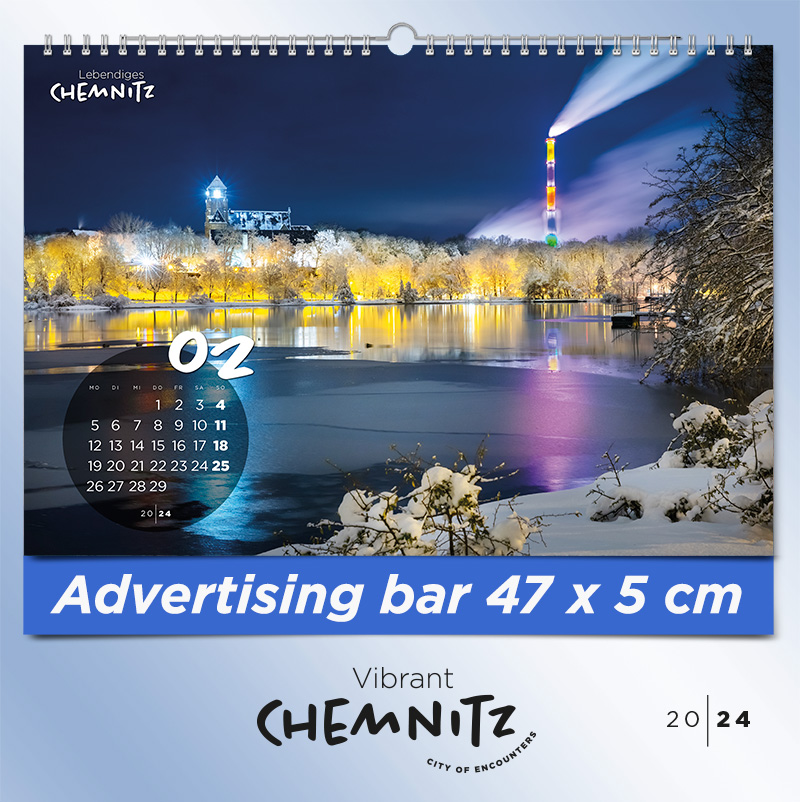 February - Wall Calendar 2024 - "Vibrant Chemnitz - City of Encounters"