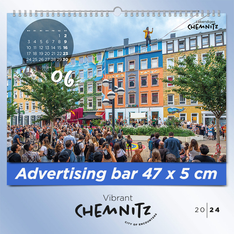 June - Wall Calendar 2024 - "Vibrant Chemnitz - City of Encounters"