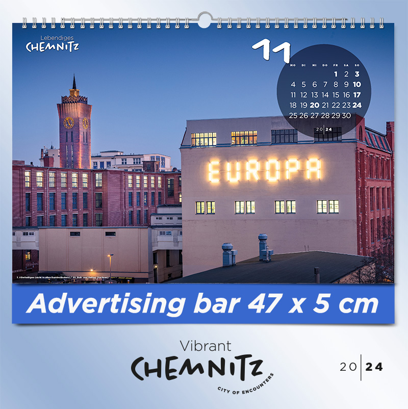 November - Wall Calendar 2024 - "Vibrant Chemnitz - City of Encounters"