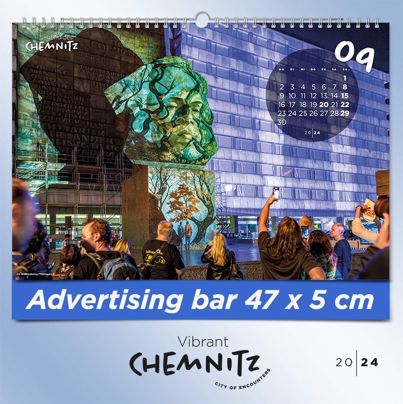 September - Wall Calendar 2024 - "Vibrant Chemnitz - City of Encounters"