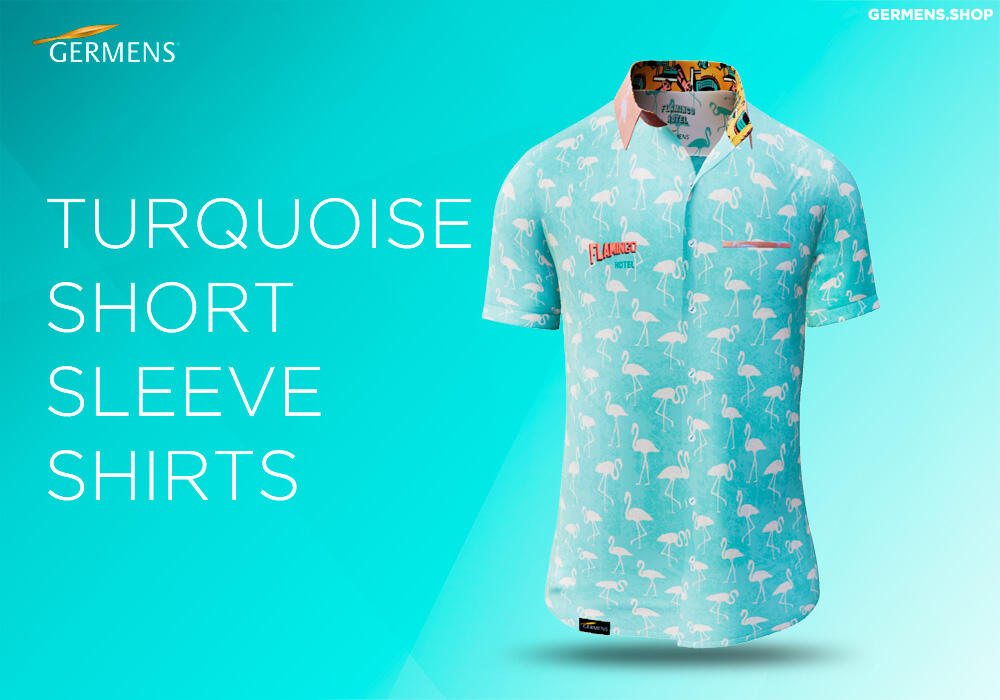 TURQUOISE SHIRTS MEN´S from GERMENS