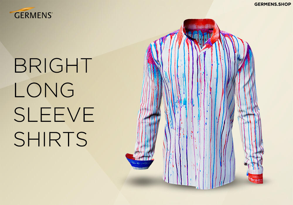 Light Coloured Long Sleeve Shirts from GERMENS art fashion