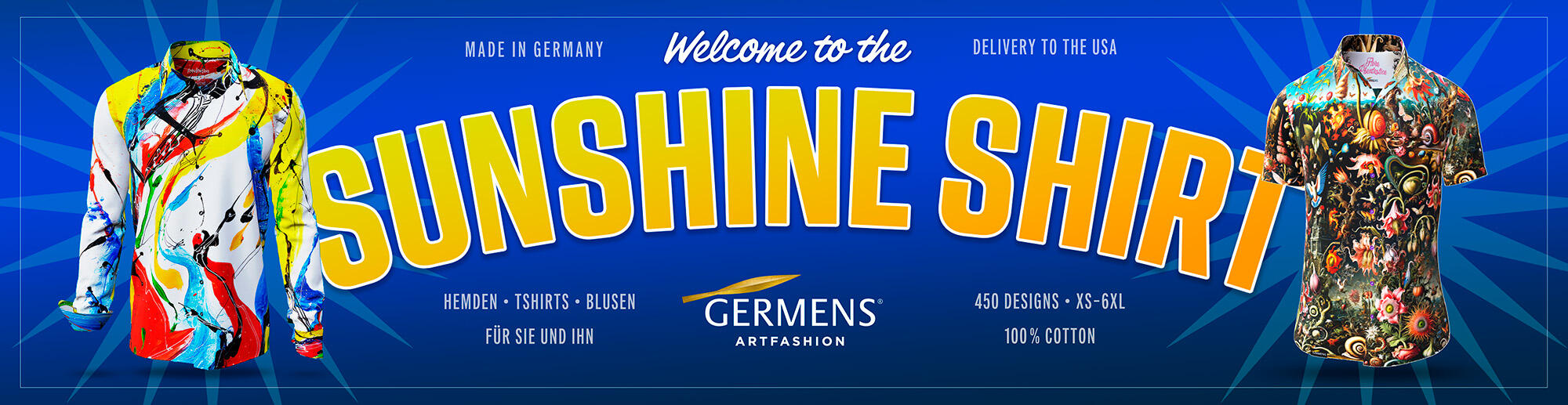 Welcome to the sunshine shirt - GERENS artfashion