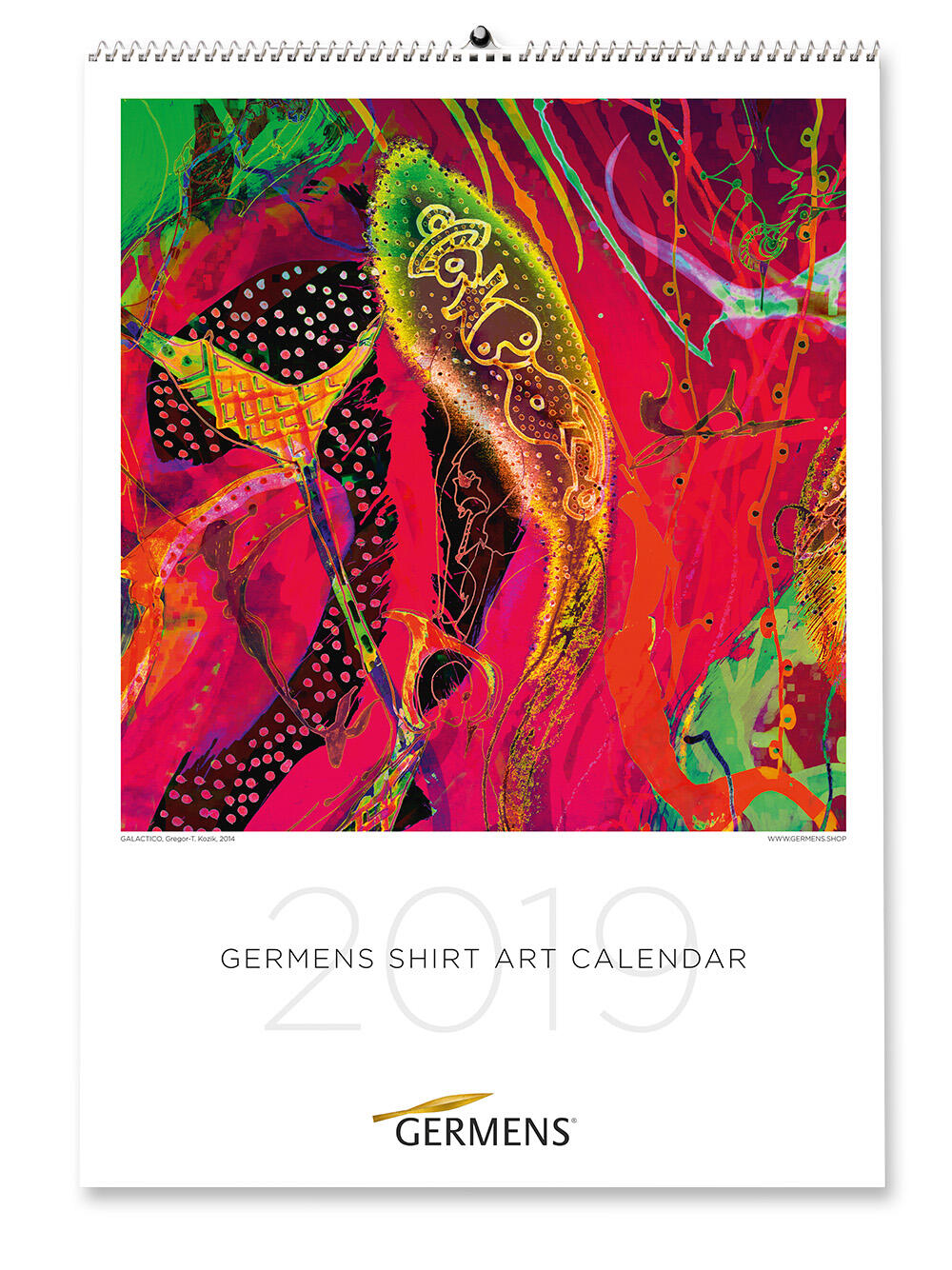 GERMENS art calendar - Titel 2019 - Langarmhemd GALACTICO