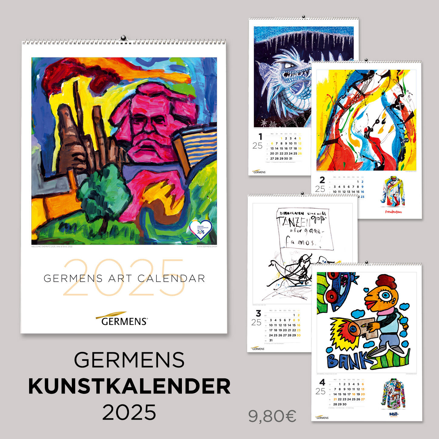 GERMENS Kunstkalender 2025