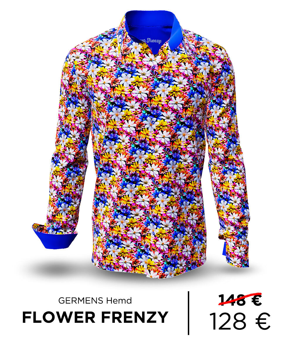 GERMENS Hemd FLOWER FRENZY - Sie sparen 20 €