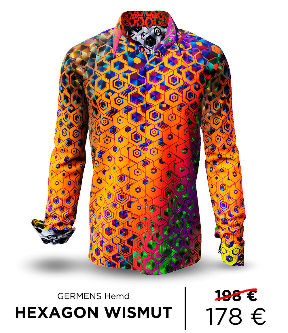 GERMENS Hemd HEXAGON WISMUT - Sie sparen 20 €