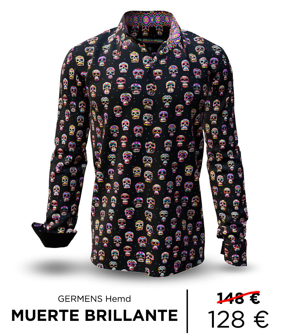 GERMENS Hemd MUERTE BRILLANTE - Sie sparen 20 €