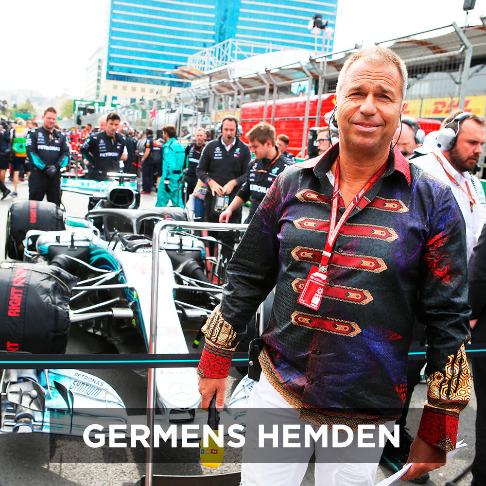 GERMENS Hemden mit Kai Ebel bei Formel 1