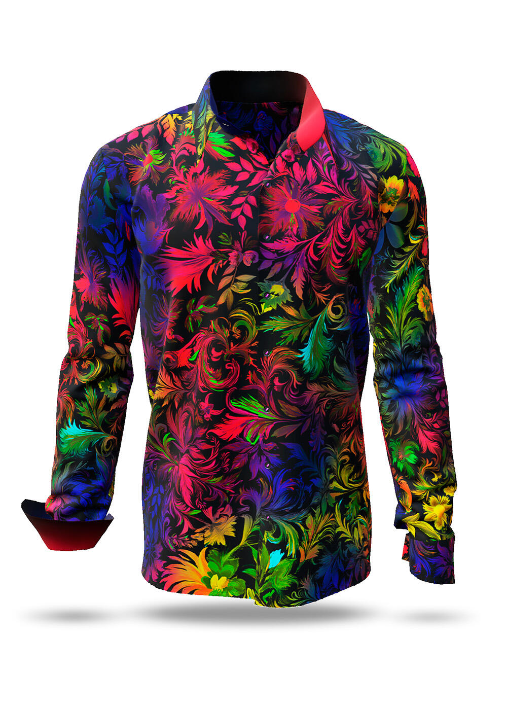 Men's shirt NIGHT OF THE FIREFLOWERS by GERMENS 