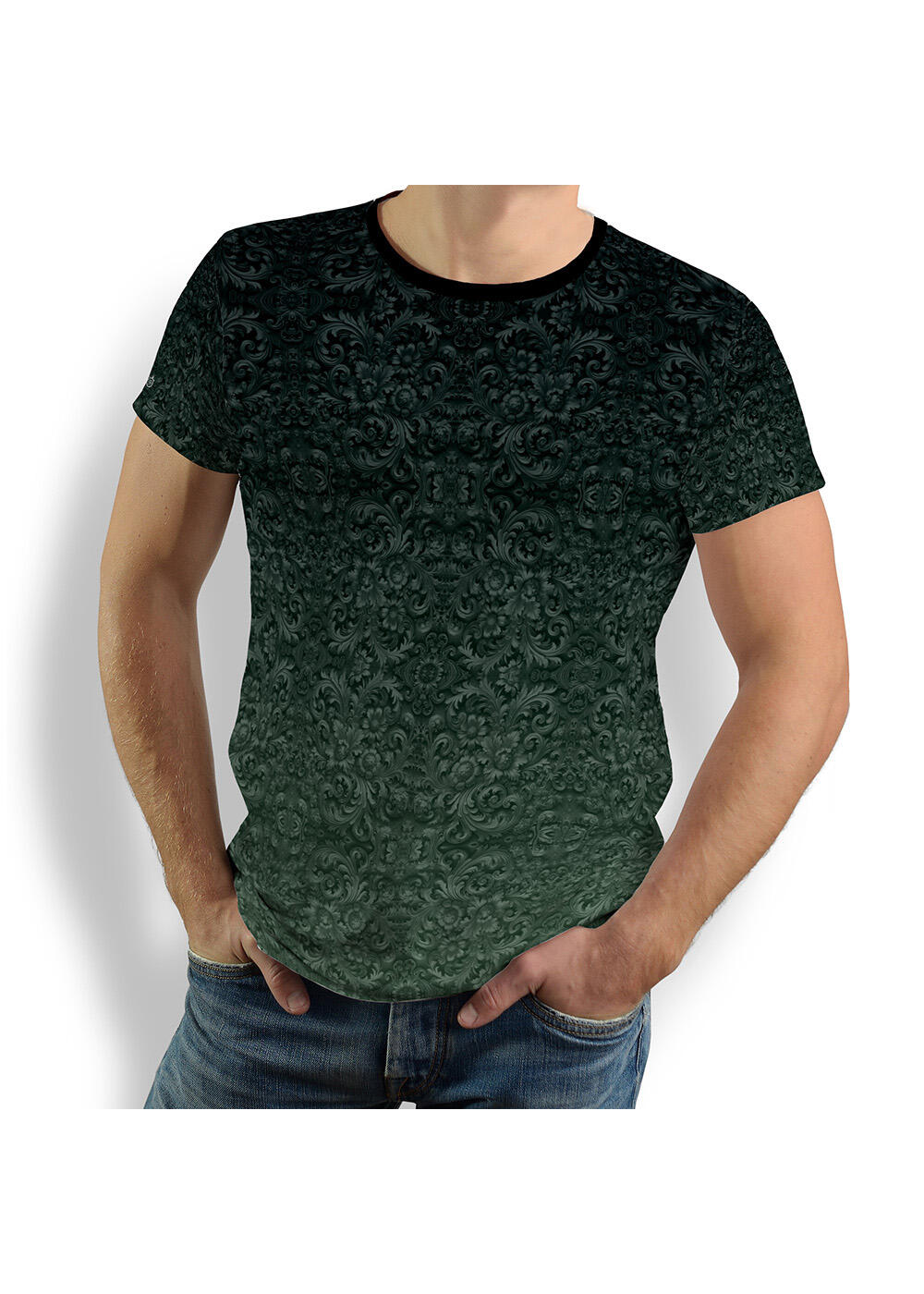 T-shirt for men SECRETIVE BLOOMS by GERMENS 