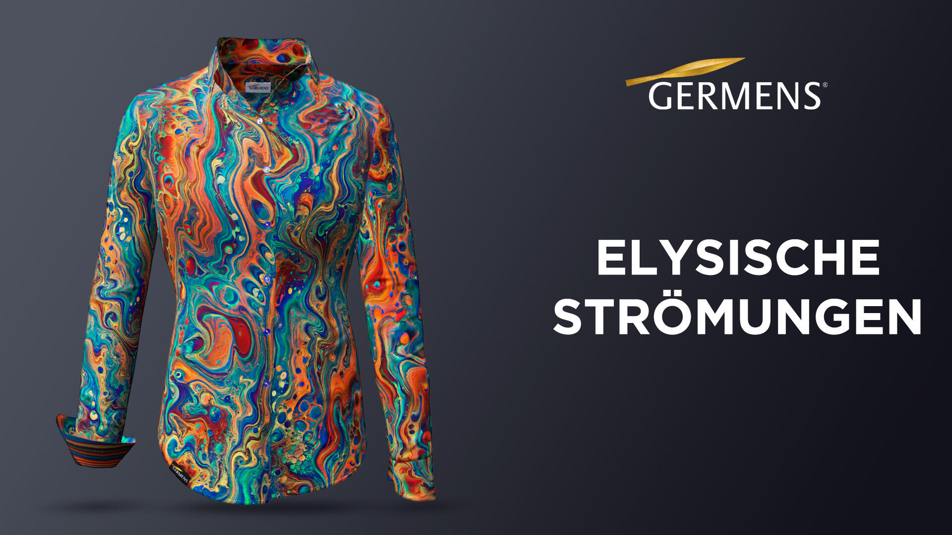 colorful shirt blouse ladies ELYSISCHE STROEMUNGEN by GERMENS artfashion