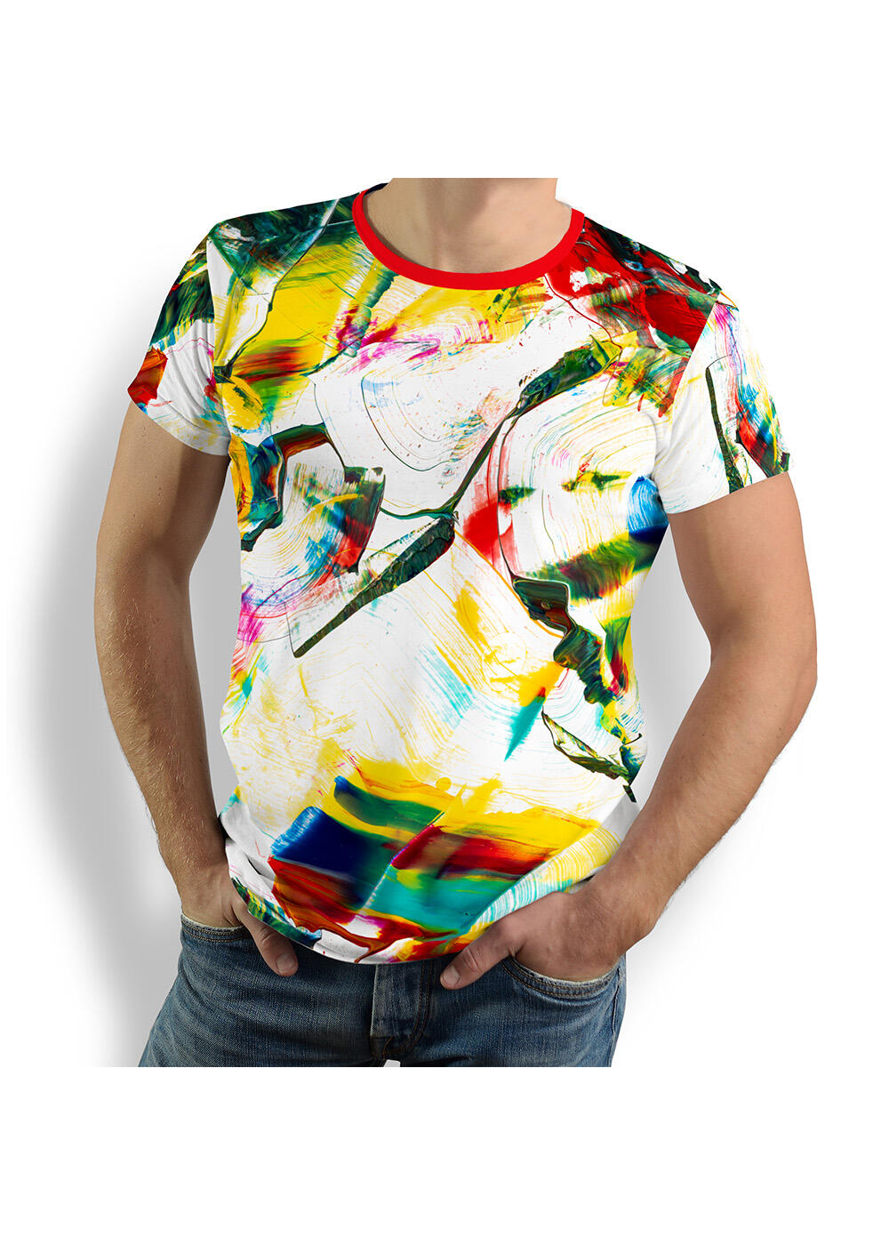 buntes T-Shirt Herren ENDORPHINE von GERMENS artfashion