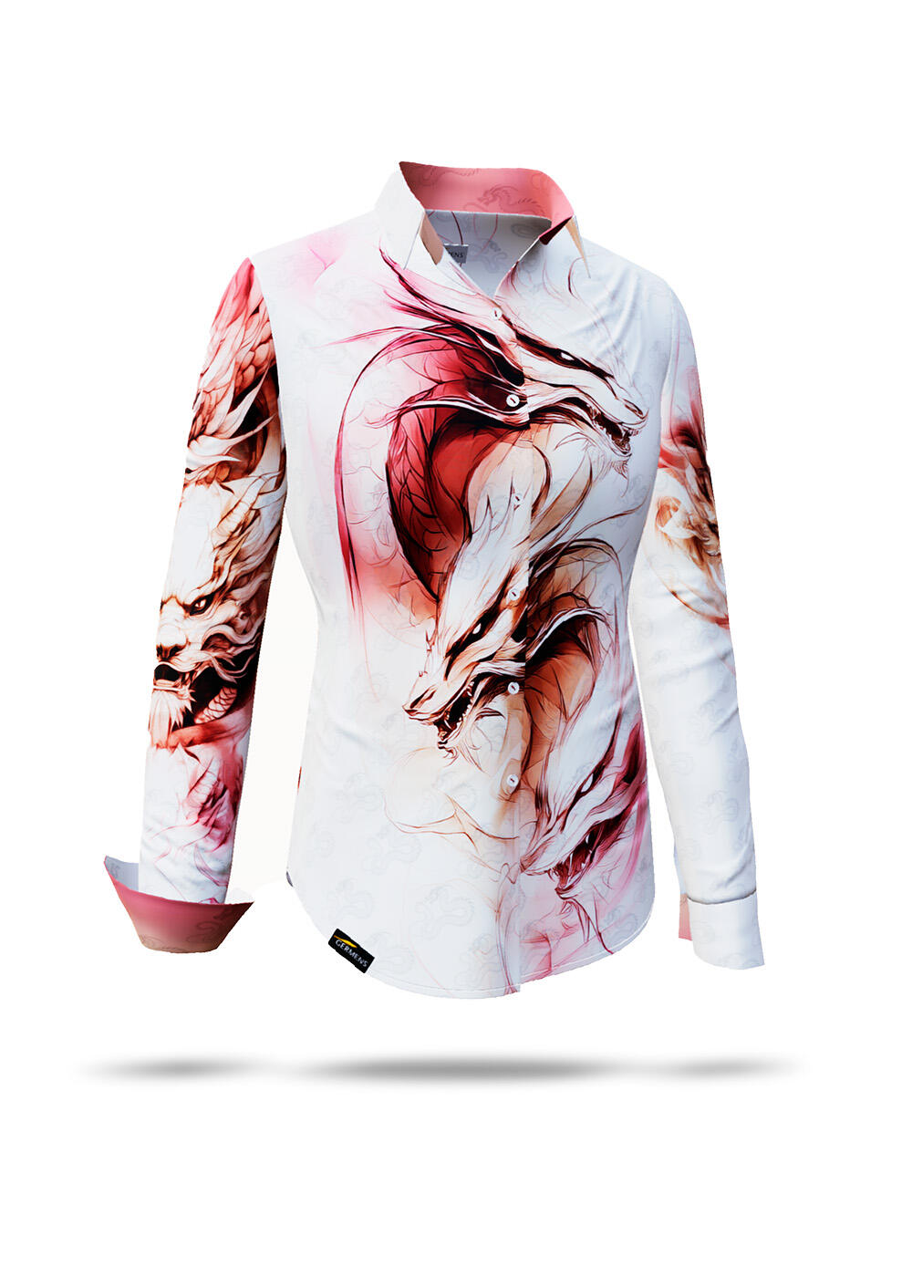 extravagante Bluse Damen DRAGON SOUL von GERMENS artfashion 