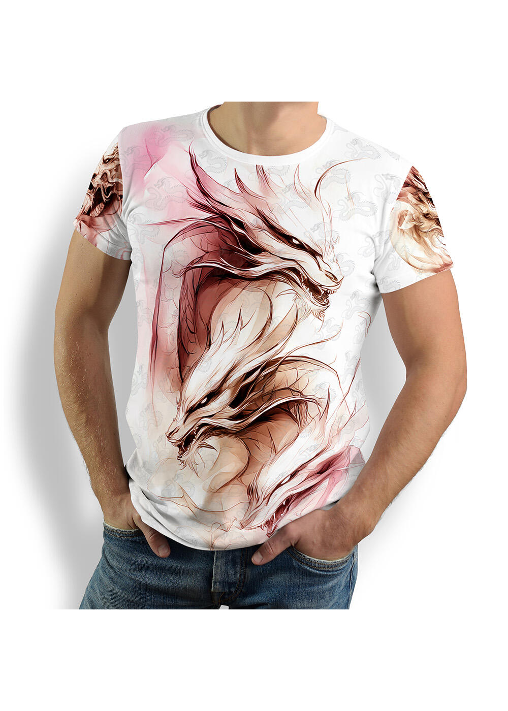 extravagantes T-Shirt Herren DRAGON SOUL von GERMENS artfashion 