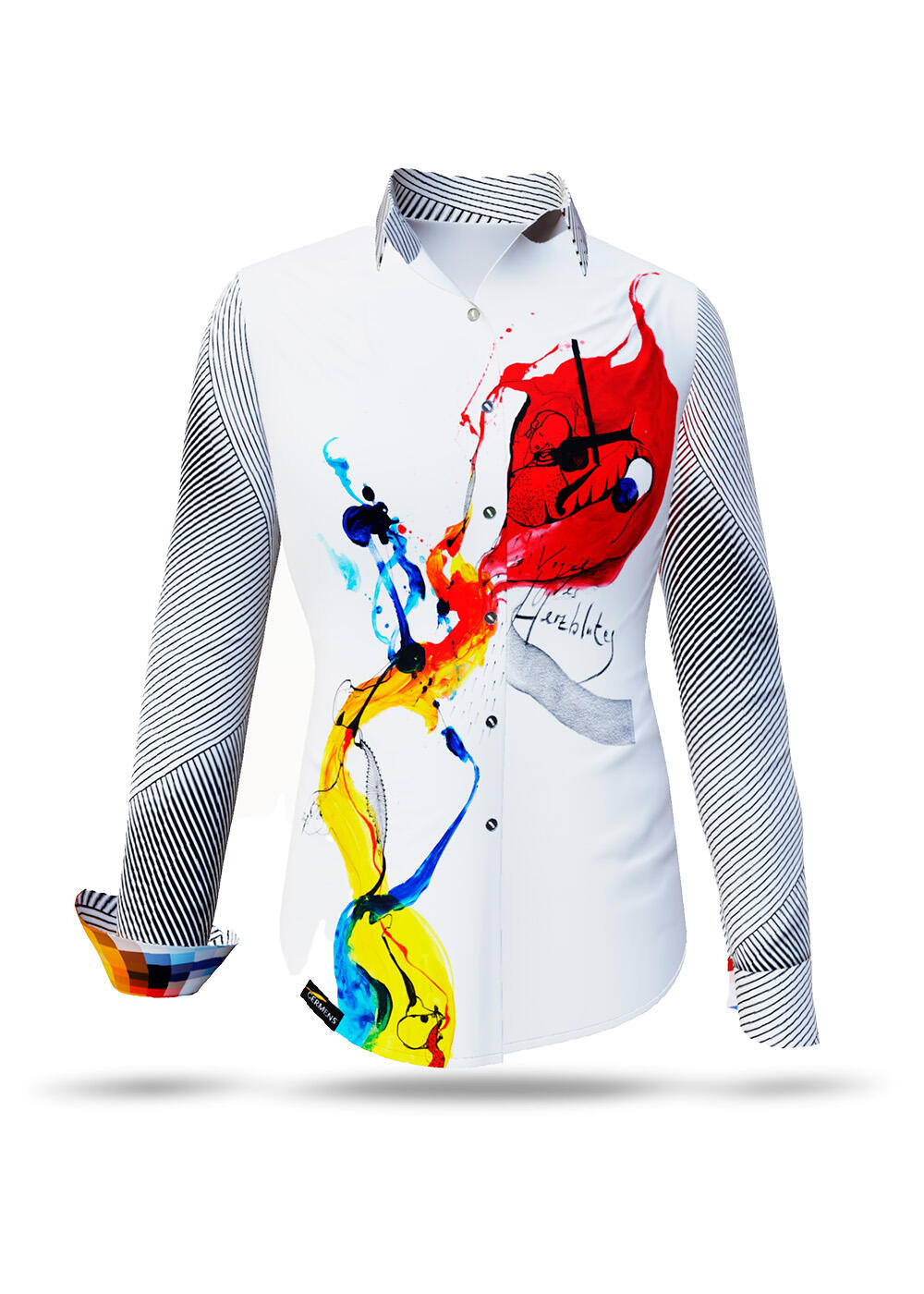 colorful women's blouse HERZBLUT by GERMENS artfashion