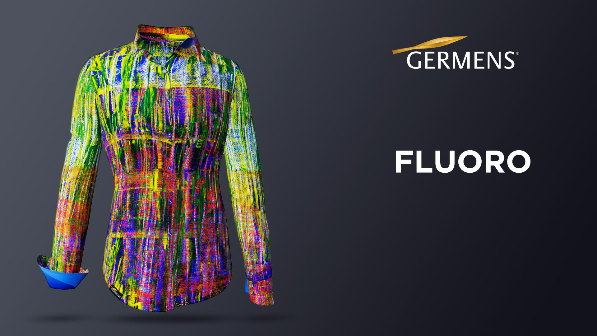 Colorful blouse for women FLUORO by GERMENS artfashion