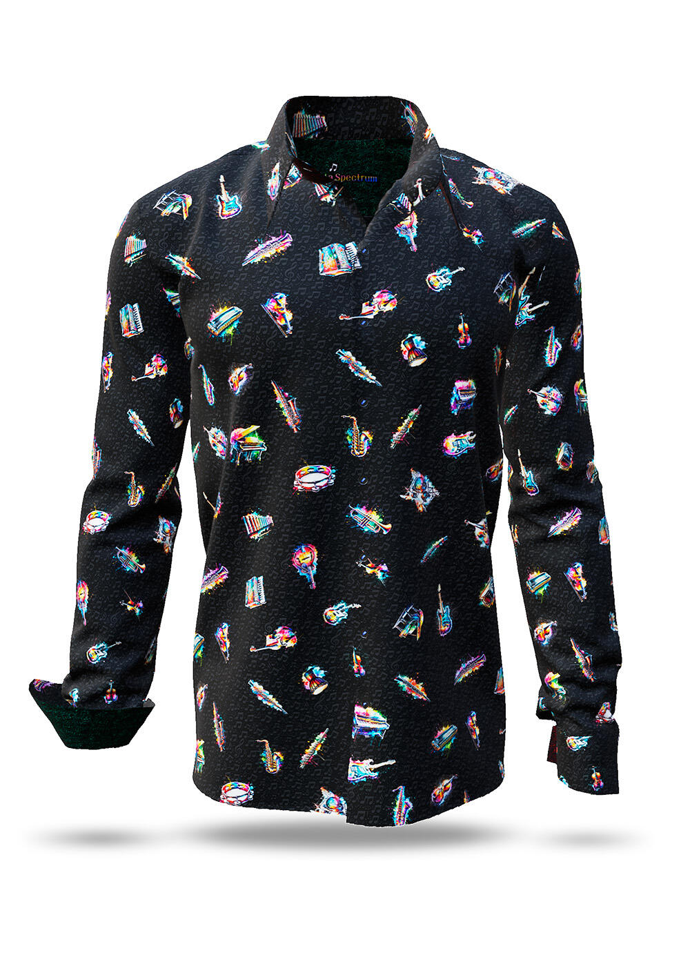 men's long-sleeved SONATA SPECTRUM musician's shirt by GERMENS artfashion