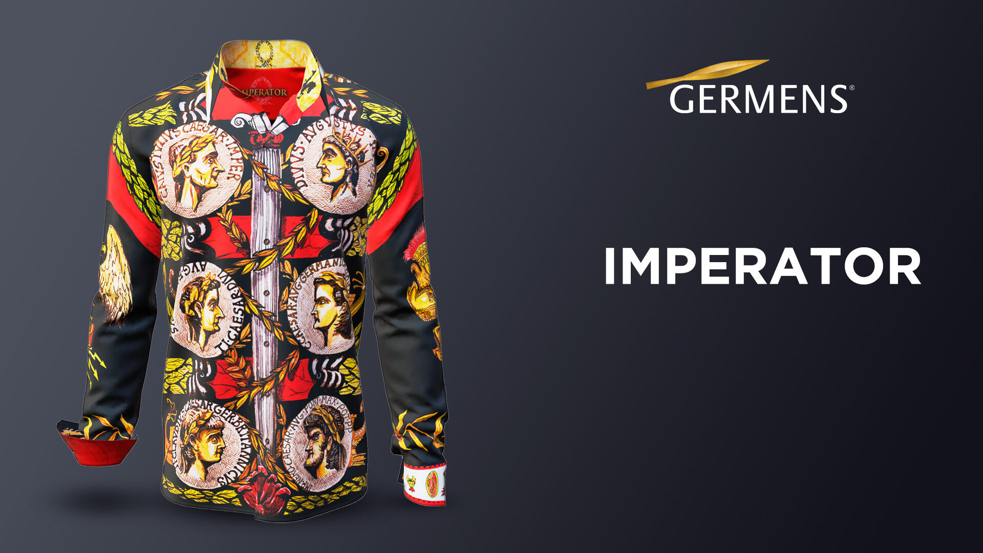 Shirt men long sleeve IMPERATOR by GERMENS artfashion