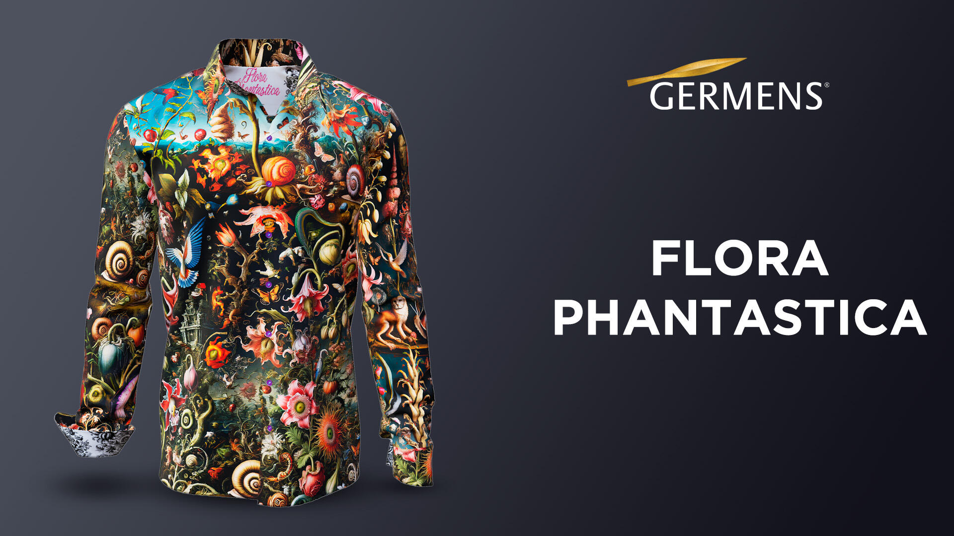 Hemd Herren Langarm FLORA PHANTASTICA von GEREMNS artfashion