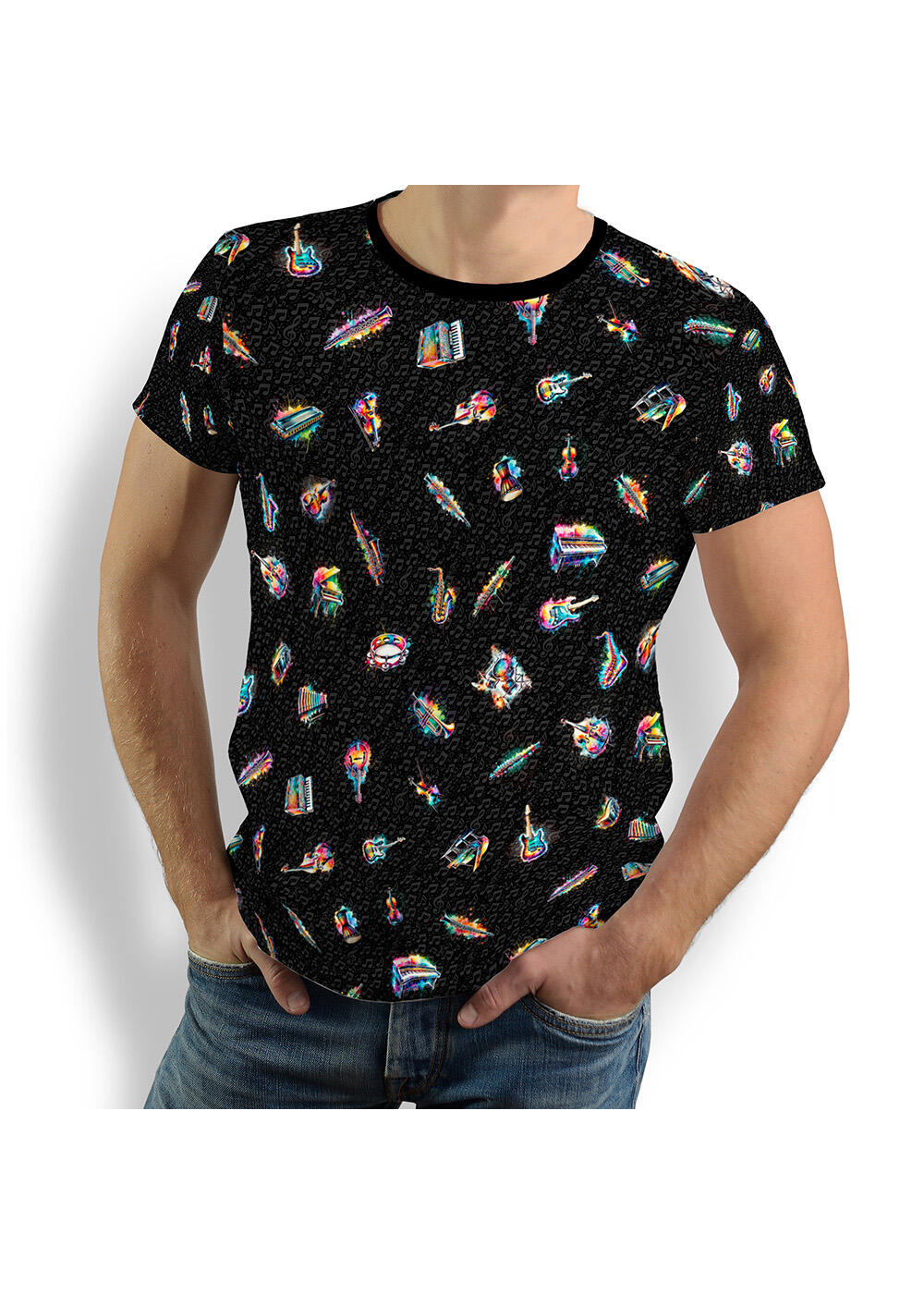 men's musician T-shirt SONATA SPECTRUM by GERMENS artfashion