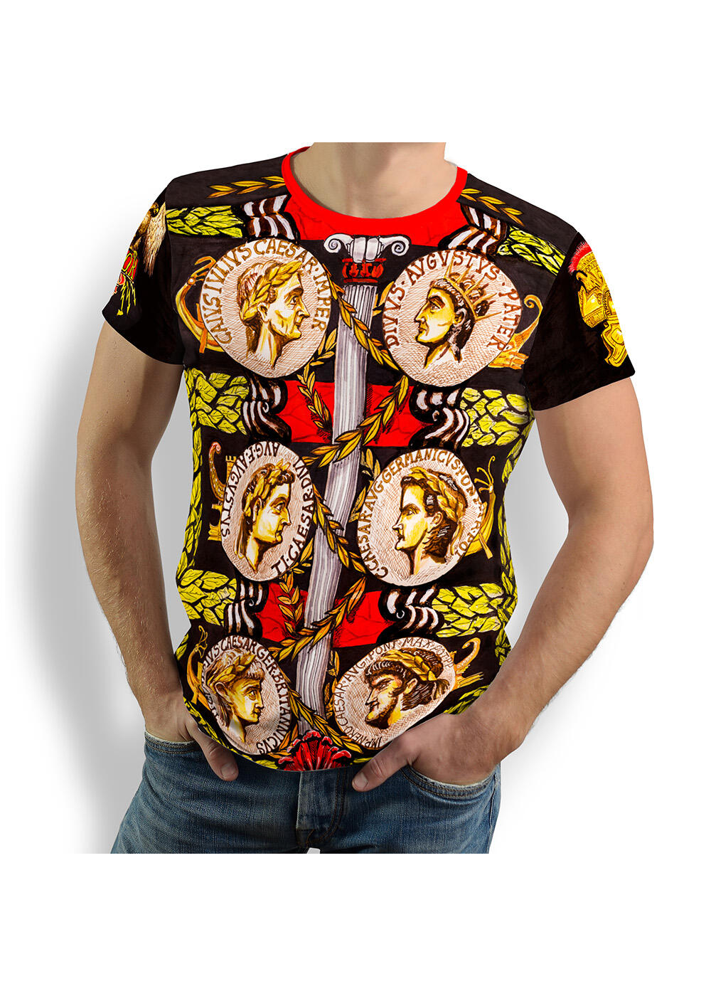 buntes T-Shirt Herren IMPERATOR von GERMENS artfashion