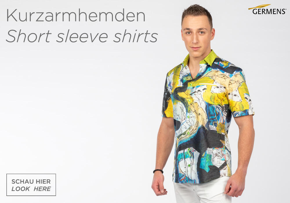 Kurzarmhemd Herren von GERMENS artfashion