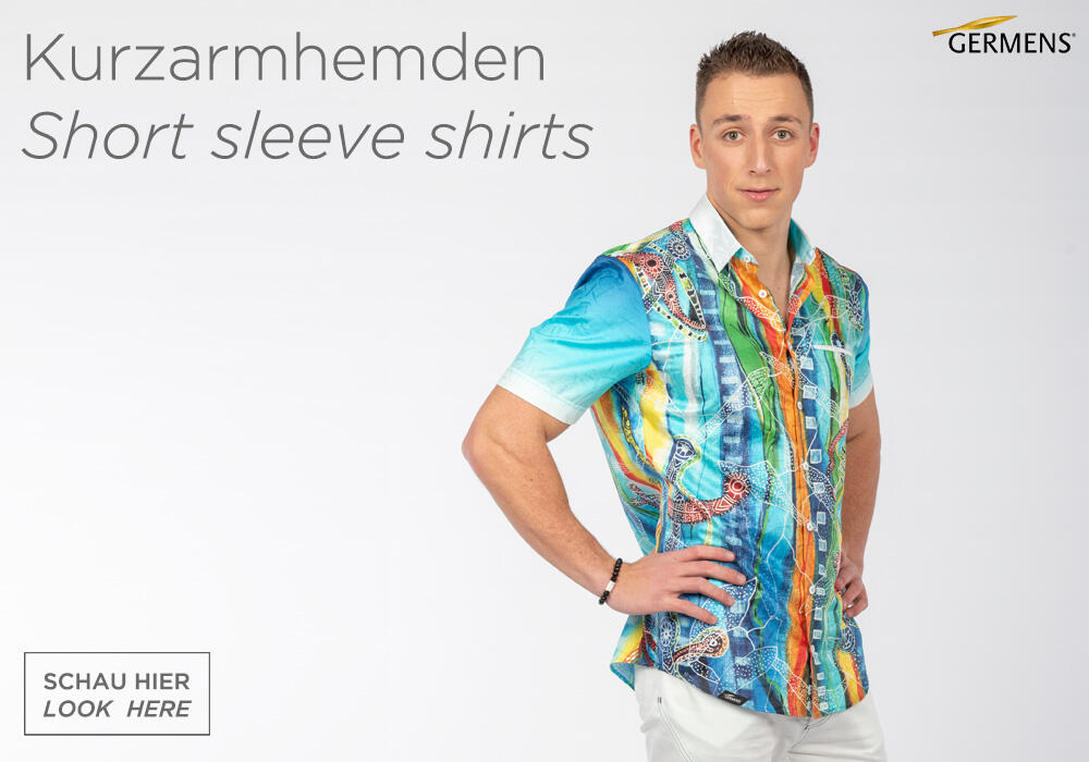 Kurzarmhemd Herren von GERMENS artfashion