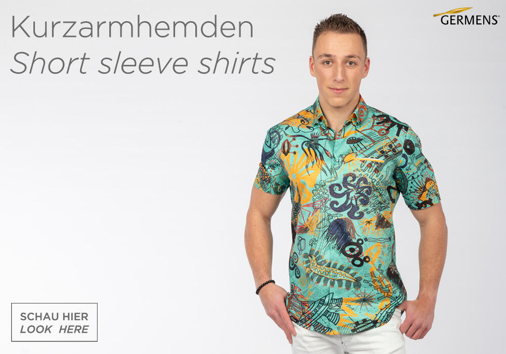 Kurzarmhemd Herren von GERMENS artfashion