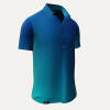 Short sleeve shirt men GRADIENT OCEAN - GERMENS
