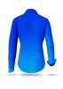 Blue GRADIENT AZURE blouse from GERMENS - 100 % cotton