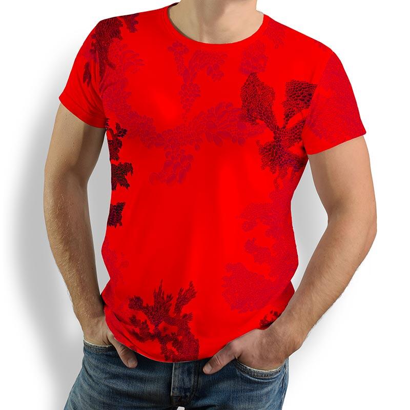 T Shirt Herren EMBER RED von GERMENS