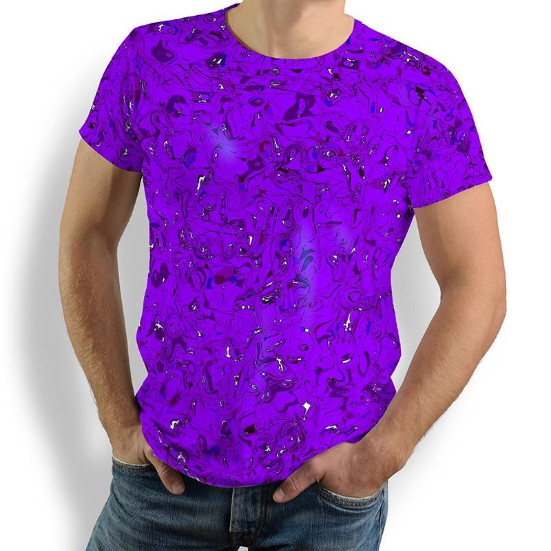 T Shirt Herren GRAVUR LILAS von GERMENS