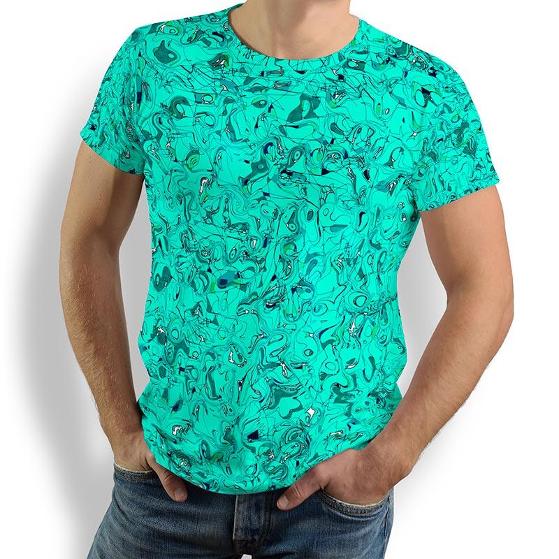 T Shirt Herren GRAVUR MINT von GERMENS