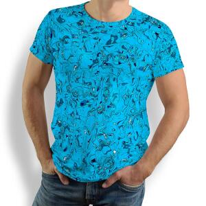 T Shirt Herren GRAVUR BLUE von GERMENS