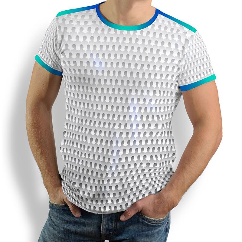 Entdecke graues T-Shirt Herren TAK TAK SKY von GERMENS