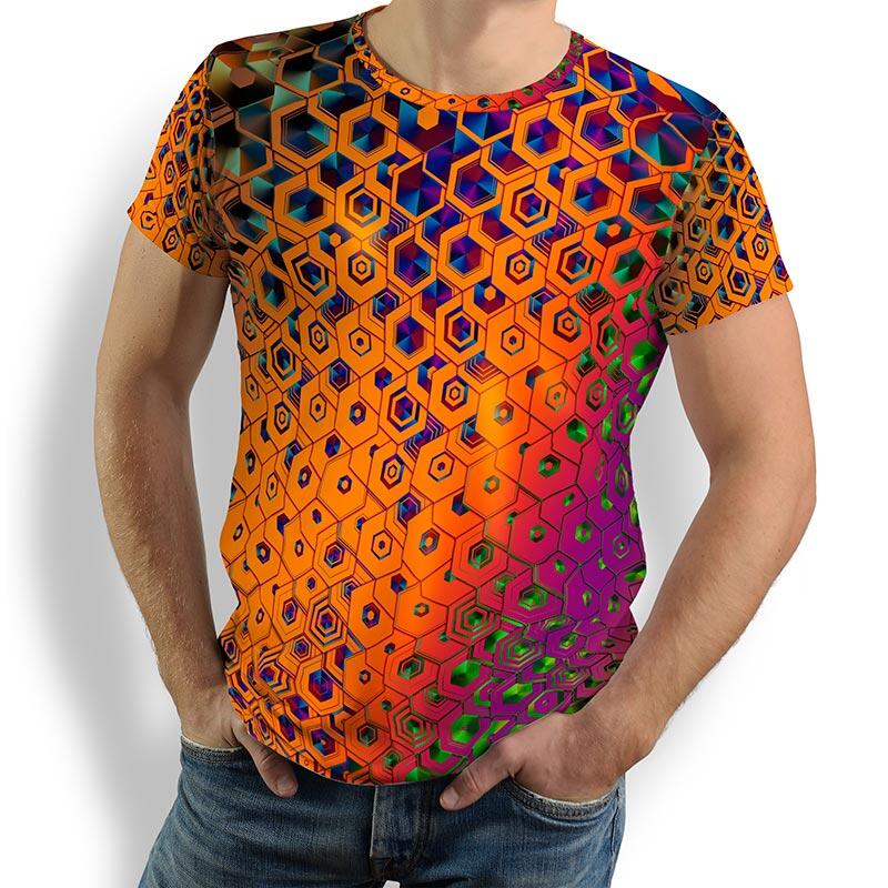 T Shirt Herren HEXAGON WISMUT von GERMENS