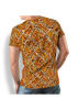 brown mens T-shirt round neck MIROUGE FALL - 100 % cotton - GERMENS artfashion - 8 sizes from XS to 5XL