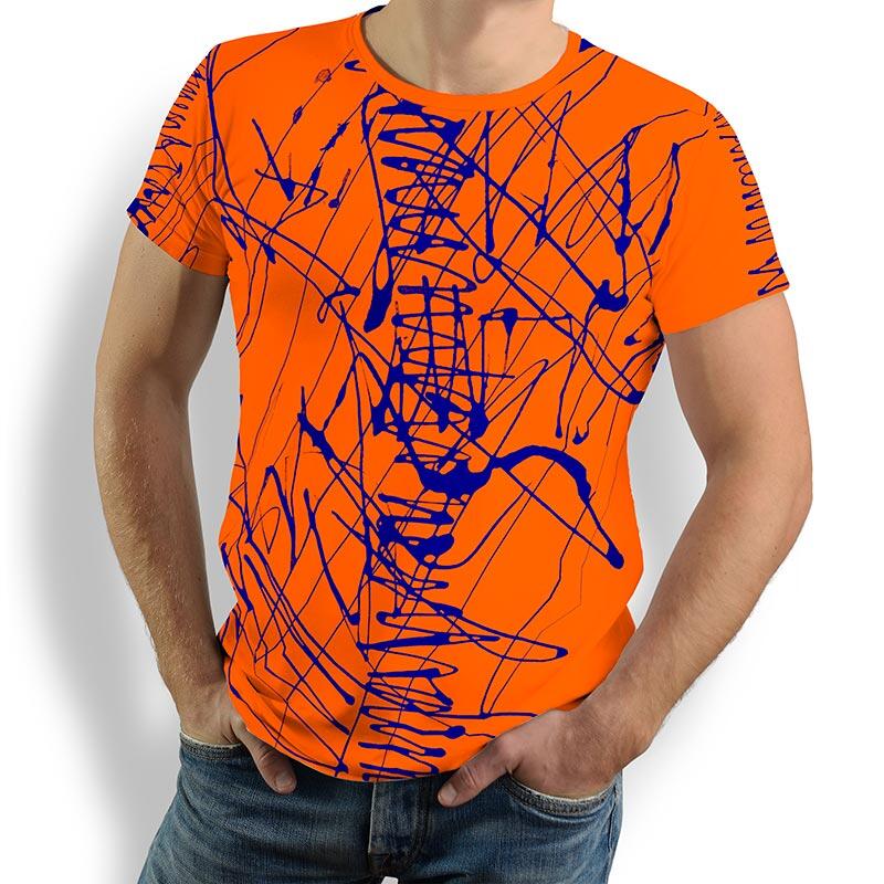 T Shirt Herren DENADA ORANGE von GERMENS