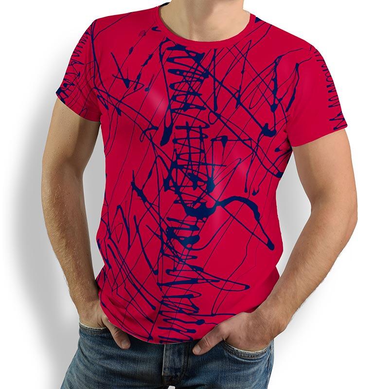 T Shirt Herren DENADA RED von GERMENS