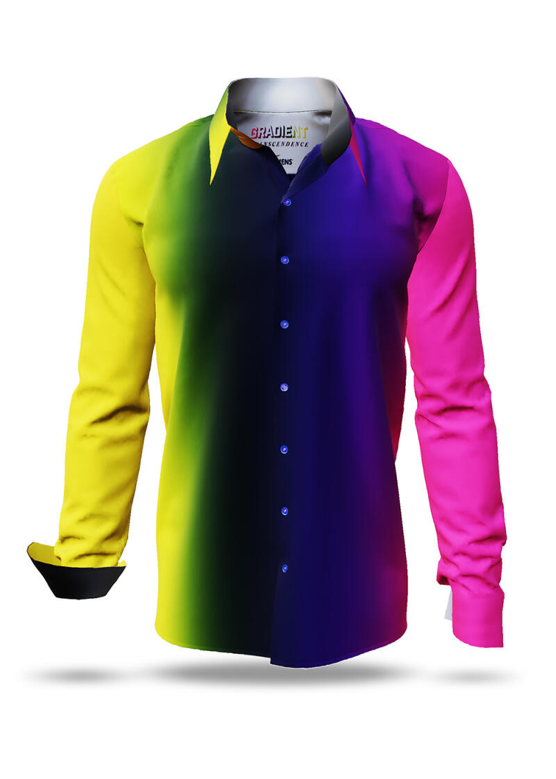 Find Button Up Shirt GRADIENT TRANSCENDENCE - 100 % co