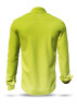 Entdecke bunte Hemden Herren GRADIENT LIME - 100 % BW