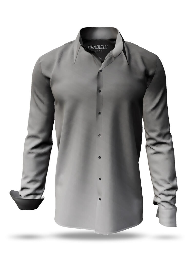 Discover Button Up Shirt GRADIENT STONE - 100 % cotton