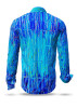 BLUENET - Blue long sleeve shirt - GERMENS artfashion - Special long sleeve shirt in small limitation - Made in Germany