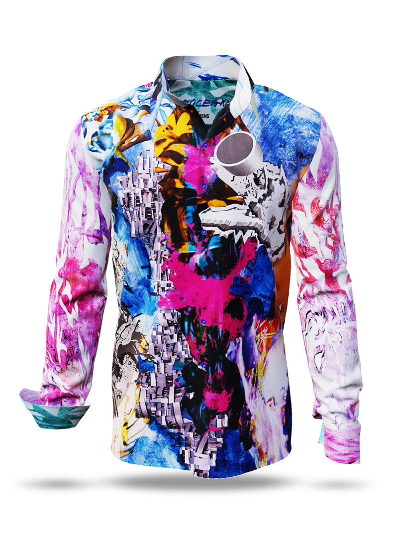 SUBOCEAN - Very cool colored long sleeve shirt - GERMENS artfashion - Unusual cotton shirt in 10 sizes - Made in Germany