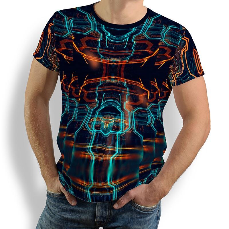 HACKER - Cool Dark Computer T-Shirt - 100 % cotton - GERMENS artfashion - 8 sizes S-5XL