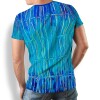 BLUENET - Blaues Baumwoll T-Shirt - 100 % Baumwolle - GERMENS artfashion - 8 Größen S-5XL