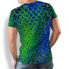 HEXAGON MALACHIT - Grün blau gemustertes T-Shirt - 100 % Baumwolle - GERMENS artfashion - 8 Größen S-5XL