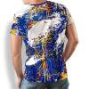 NOTIBANA - Blue White Yellow T-Shirt - 100 % cotton - GERMENS artfashion - 8 sizes S-5XL